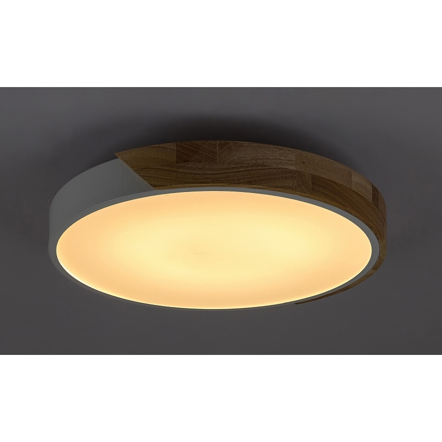 Rabalux - LED-kattovalaisin LED/24W/230V valkoinen/tammi