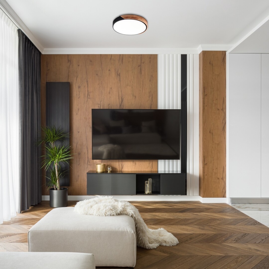 Rabalux - LED-kattovalaisin LED/24W/230V musta/tammi