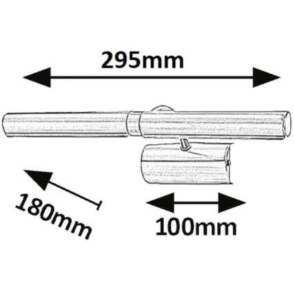Rabalux - LED Kuvavalo 2xG9/2W/230V
