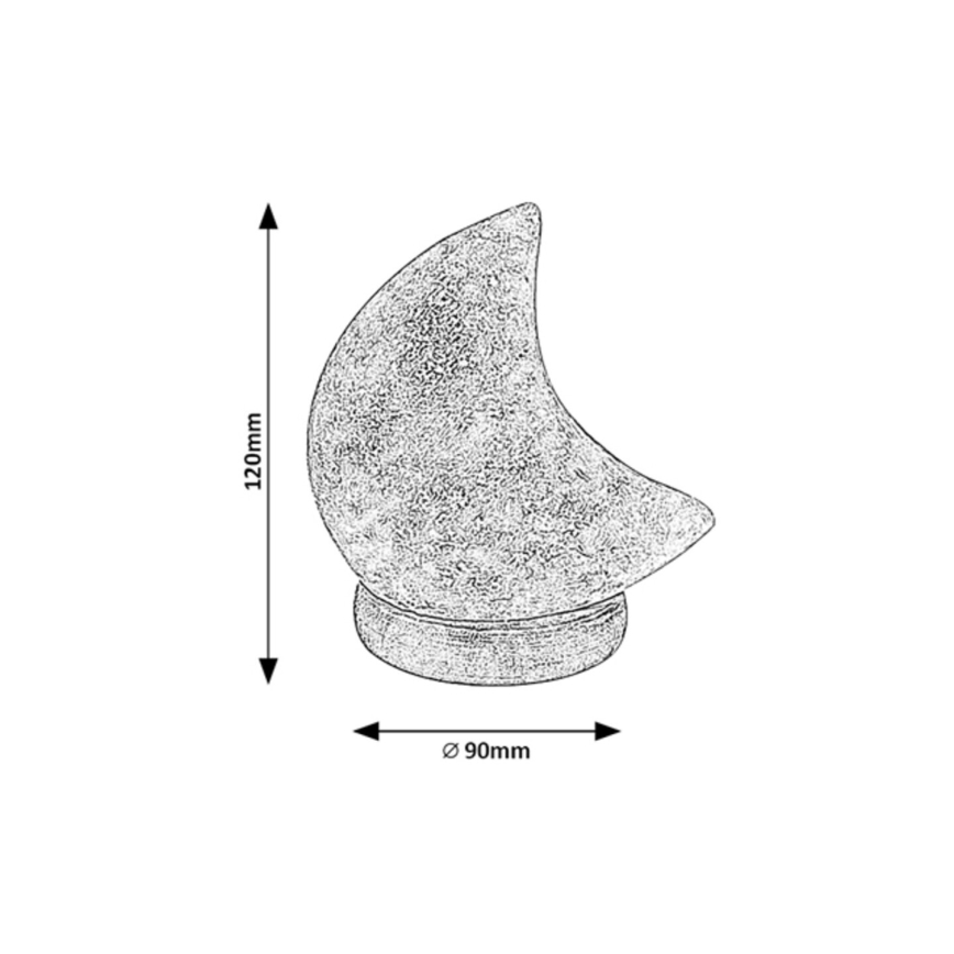 Rabalux - LED RGB Suolalamppu LED/1W/5V 0,7 kg