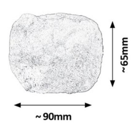 Rabalux - Suolalamppu - kynttilä 0,6 kg
