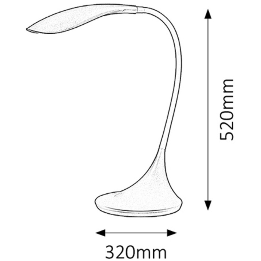Rabalux - LED Himmennettävä lamppu 1xLED/4,5W/230V
