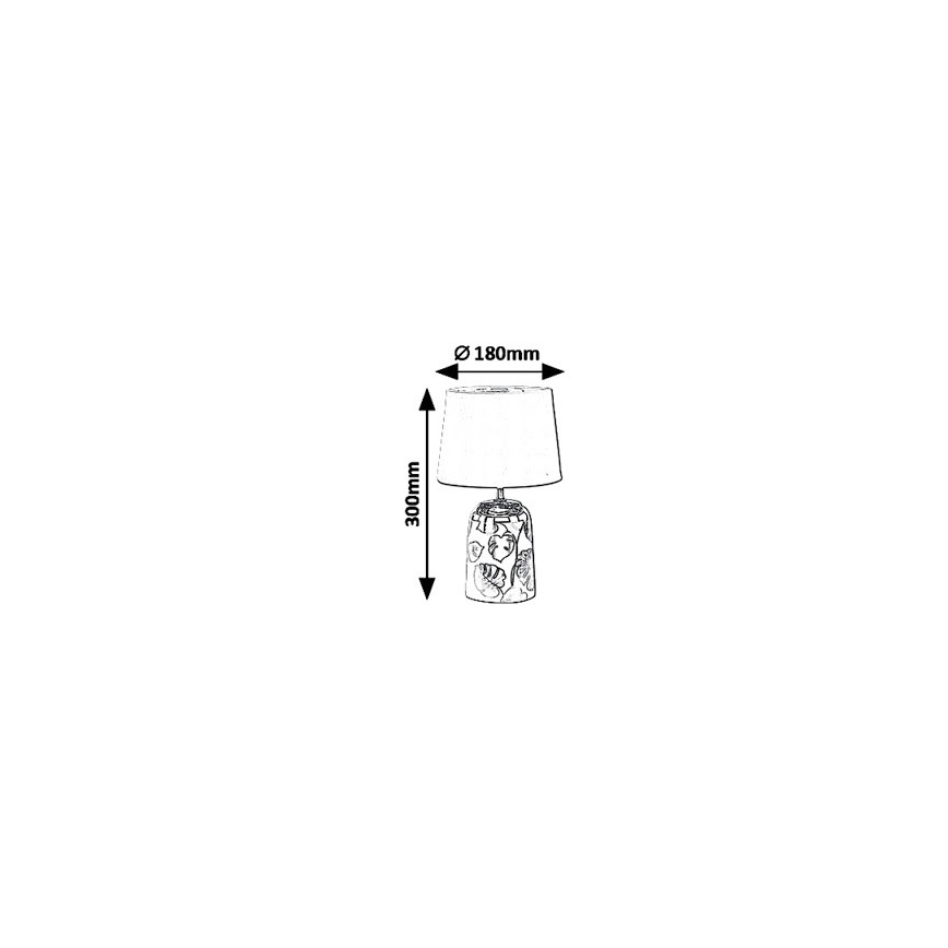 Rabalux 4548 - Pöytävalaisin SONAL 1xE14/40W/230V