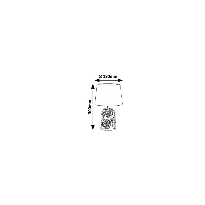 Rabalux 4549 - Pöytävalaisin SONAL 1xE14/40W/230V