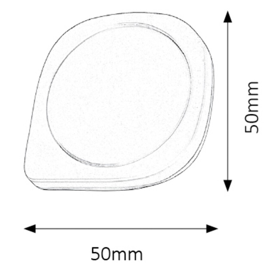 Rabalux - LED-valo anturilla LED/0,5W/230V 2700K valkoinen