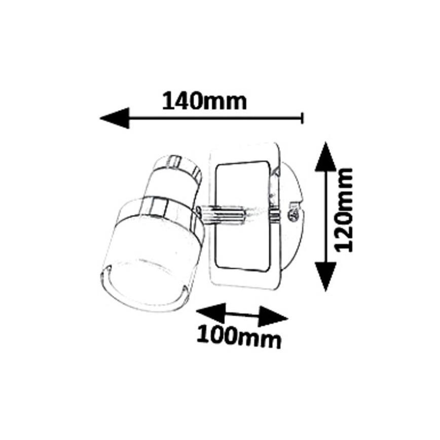 Rabalux 5021 - LED-seinävalaisin HAROLD LED/5W/230V IP44
