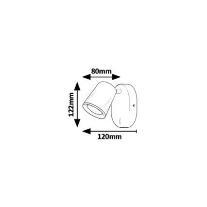 Rabalux 5045 - LED-seinävalaisin SOLANGE LED/6W/230V