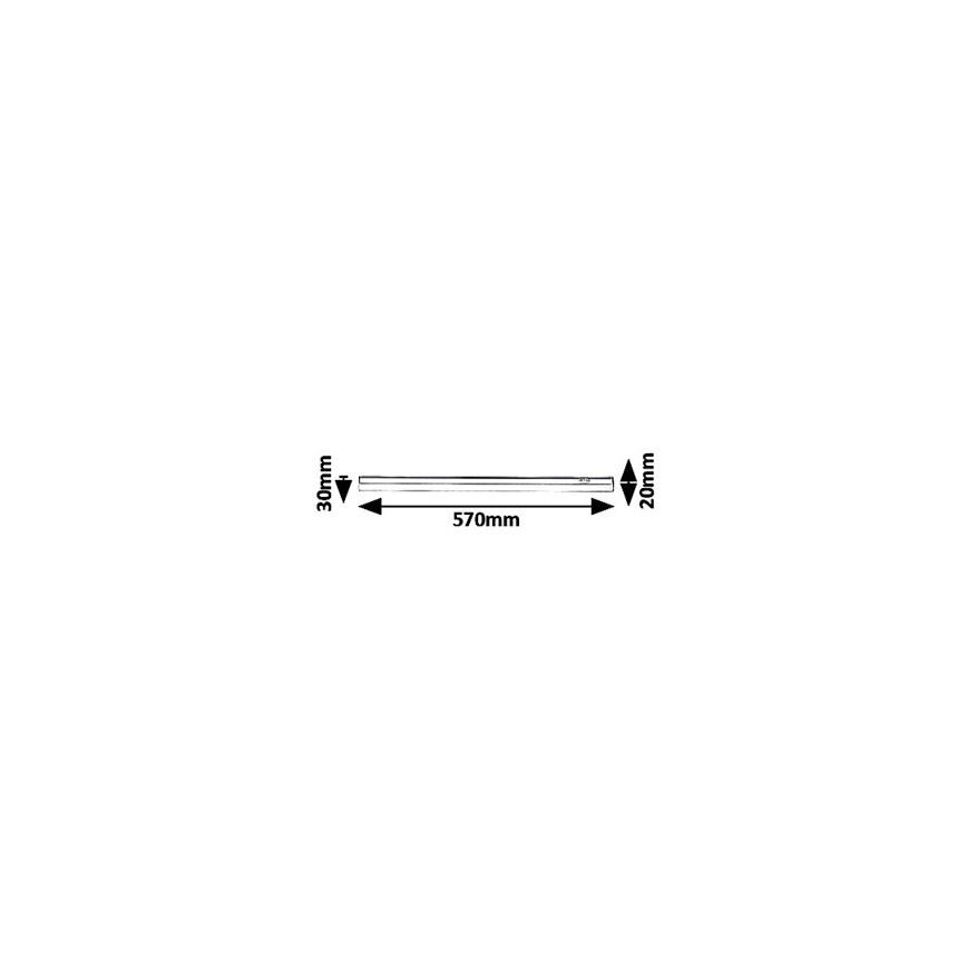 Keittiökaappien alla oleva LED-valo LED/9W/230V