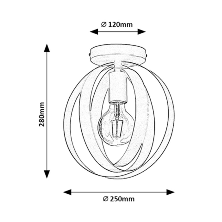 Rabalux - Kattovalaisin 1xE27/40W/230V halkaisija 25 cm