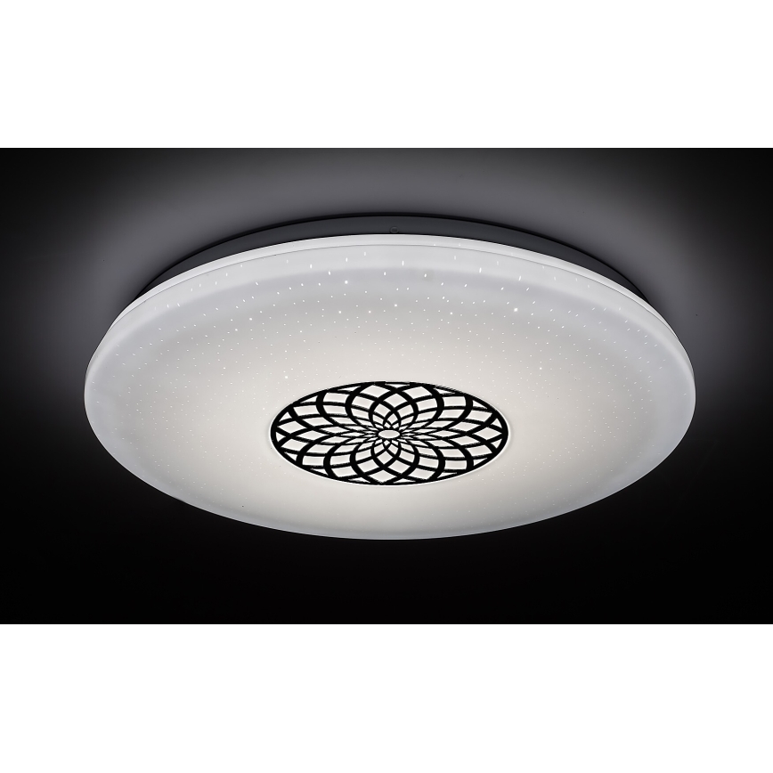 Rabalux - Himmennettävä LED-RGB-kattovalaisin LED/24W/230V 3000-6500K Wi-Fi Tuya halkaisija 39,5 cm + kauko-ohjaus