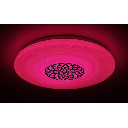 Rabalux - LED RGB himmennettävä kattovalaisin LED/24W/230V 3000-6500K Wi-Fi Tuya halkaisija 39,5 cm + kaukosäädin