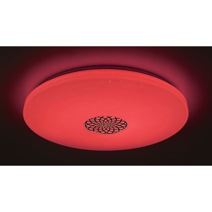 Rabalux - Himmennettävä LED-RGB-kattovalaisin LED/40W/230V 3000-6500K Wi-Fi Tuya halkaisija 60 cm + kauko-ohjaus