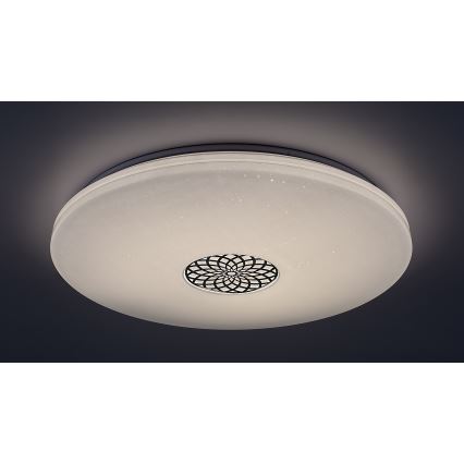 Rabalux - Himmennettävä LED-RGB-kattovalaisin LED/40W/230V 3000-6500K Wi-Fi Tuya halkaisija 60 cm + kauko-ohjaus