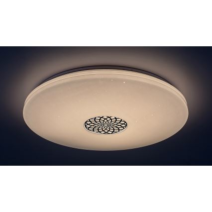 Rabalux - Himmennettävä LED-RGB-kattovalaisin LED/40W/230V 3000-6500K Wi-Fi Tuya halkaisija 60 cm + kauko-ohjaus