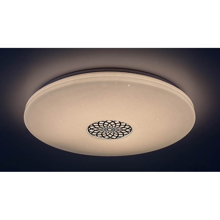 Rabalux - Himmennettävä LED-RGB-kattovalaisin LED/40W/230V 3000-6500K Wi-Fi Tuya halkaisija 60 cm + kauko-ohjaus