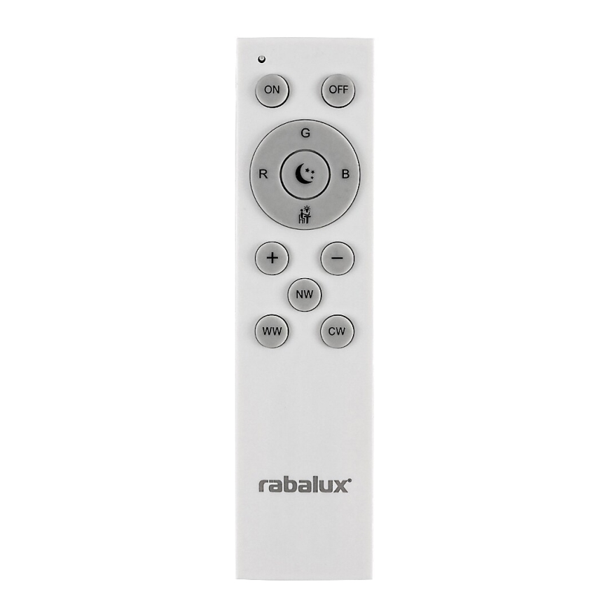 Rabalux - Himmennettävä LED-RGB-kattovalaisin LED/40W/230V 3000-6500K Wi-Fi Tuya halkaisija 60 cm + kauko-ohjaus