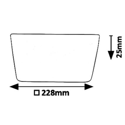 Rabalux 5374 - Riippuva LED-kattovalaisin OLEG LED/24W/230V