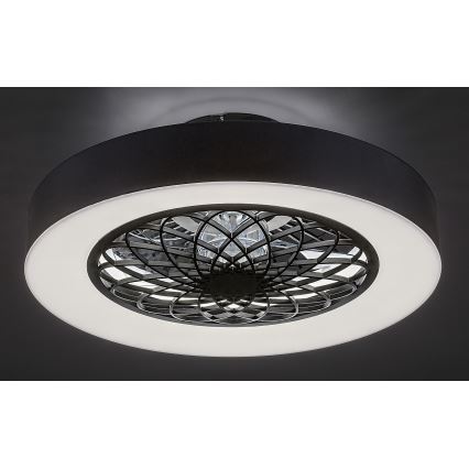Rabalux - LED Himmennettävä kattovalaisin tuulettimella LED/35W/230V 3000-6000K + kaukosäädin