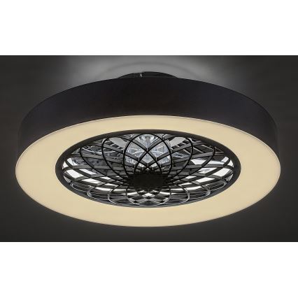 Rabalux - LED Himmennettävä kattovalaisin tuulettimella LED/35W/230V 3000-6000K + kaukosäädin