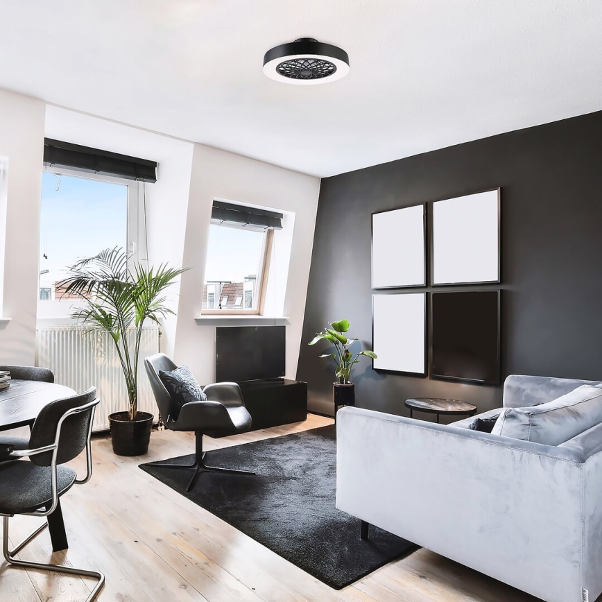 Rabalux - LED Himmennettävä kattovalaisin tuulettimella LED/35W/230V 3000-6000K + kaukosäädin