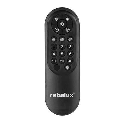 Rabalux - LED Himmennettävä kattovalaisin tuulettimella LED/35W/230V 3000-6000K + kaukosäädin