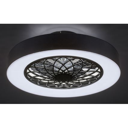 Rabalux - LED Himmennettävä kattovalaisin tuulettimella LED/35W/230V 3000-6000K + kaukosäädin