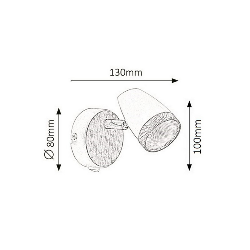 Rabalux - LED-seinävalaisin LED/4W/230V