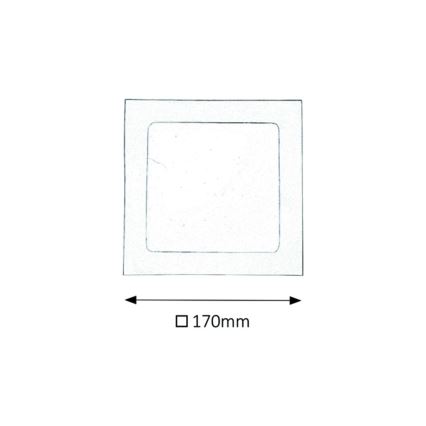 Rabalux - LED-kattovalaisin kylpyhuoneeseen LED/12W/230V 4000K IP44