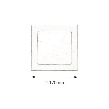 Rabalux - LED-kattovalaisin kylpyhuoneeseen LED/12W/230V 3000K IP44