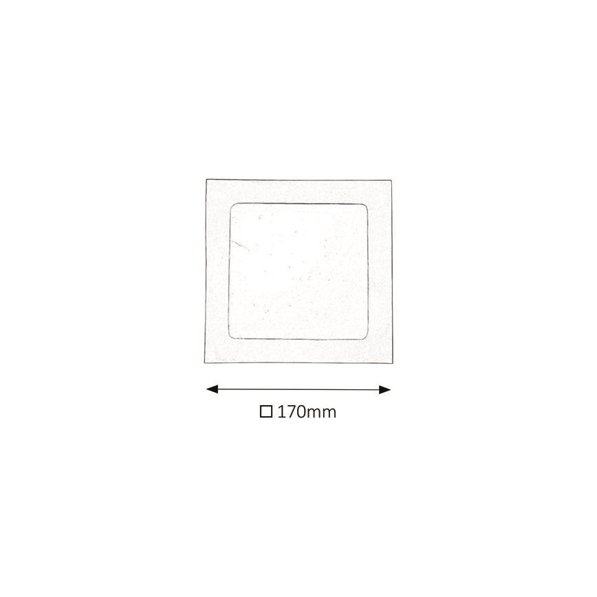 Rabalux - LED-kattovalaisin kylpyhuoneeseen LED/12W/230V 3000K IP44