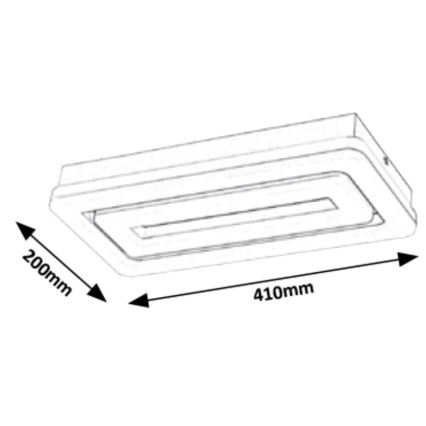 Rabalux - LED-kattovalaisin LED/40W/230V 20x41 cm
