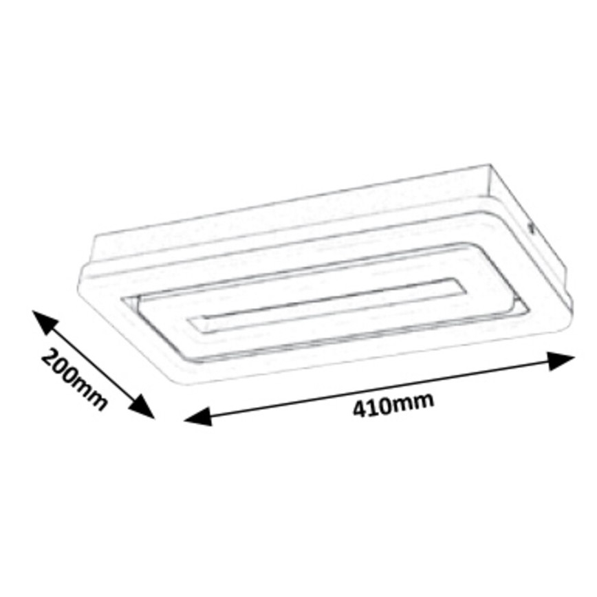 Rabalux - LED-kattovalaisin LED/40W/230V 20x41 cm