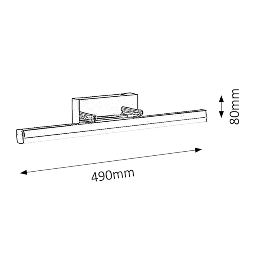 Rabalux - Kylpyhuoneen valo LED/12W/230V IP44