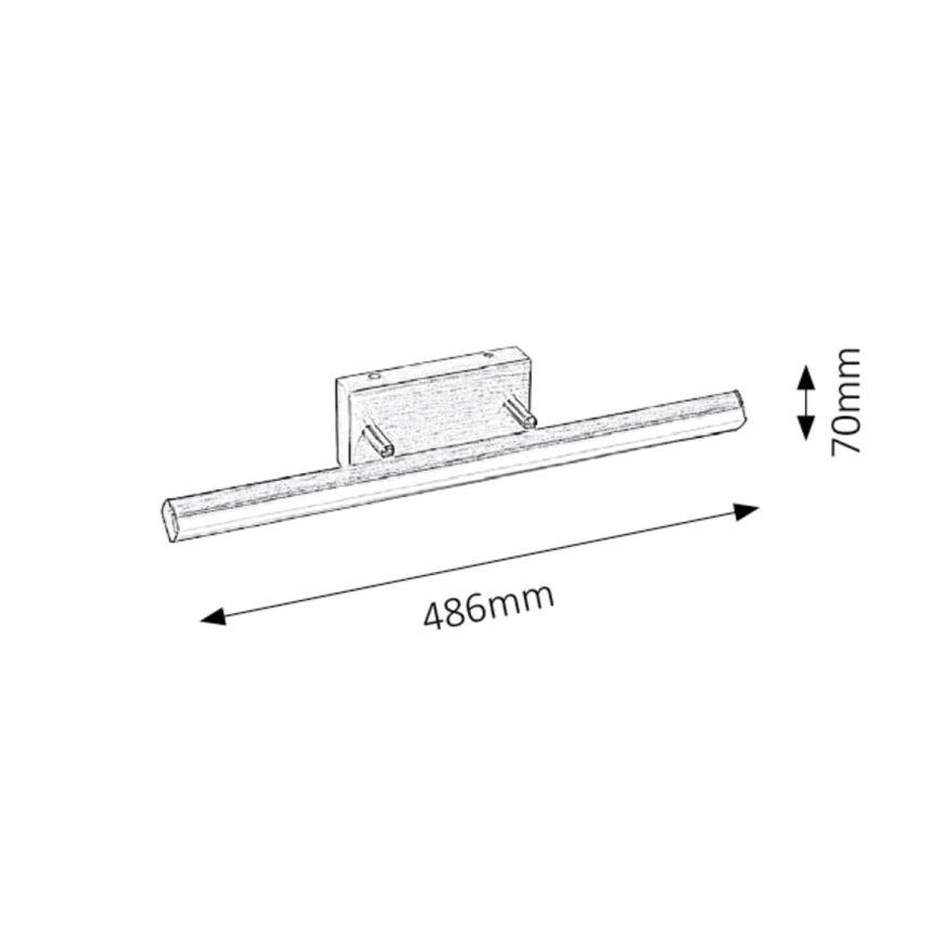 Rabalux - kylpyhuoneen LED-peilivalo 1xLED/12W/230V IP44