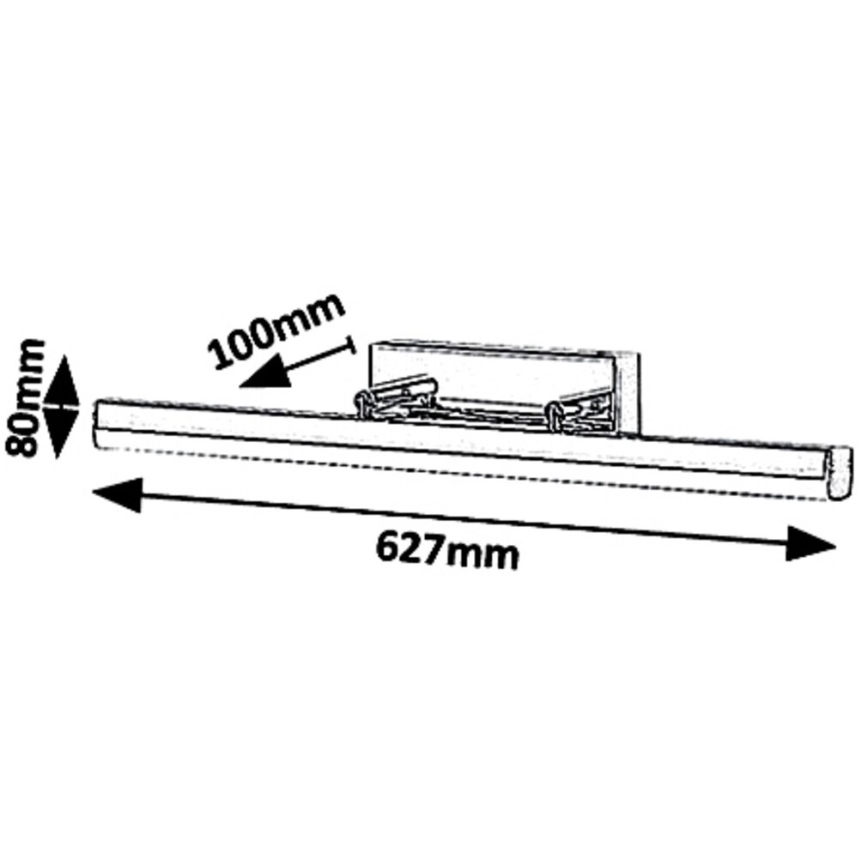 Rabalux 5727 - kylpyhuoneen LED-peilivalo SILAS LED/18W/230V IP44