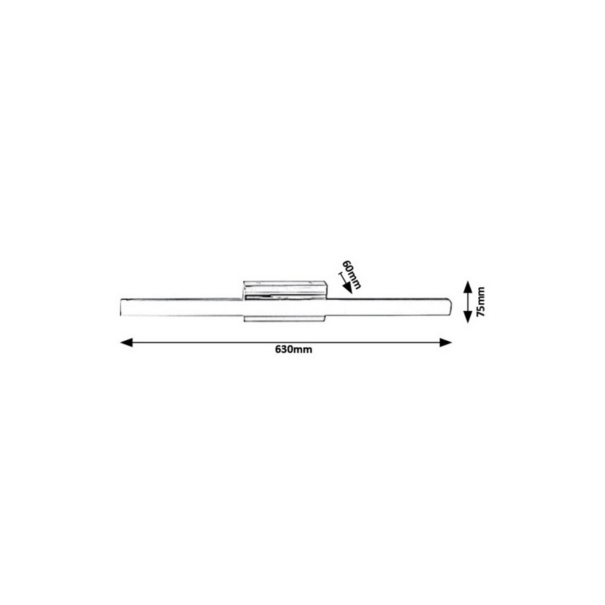 Rabalux - LED-seinävalaisin kylpyhuoneeseen LED/13W/230V IP44