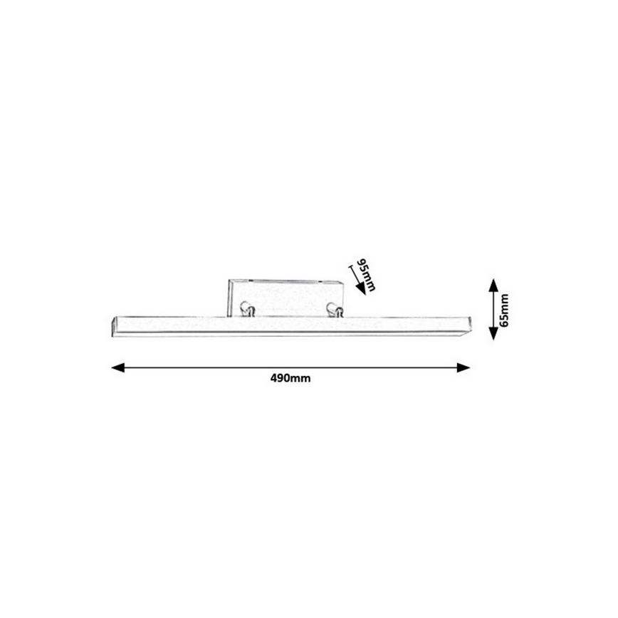 Rabalux - LED-seinävalaisin kylpyhuoneeseen LED/12W/230V IP44