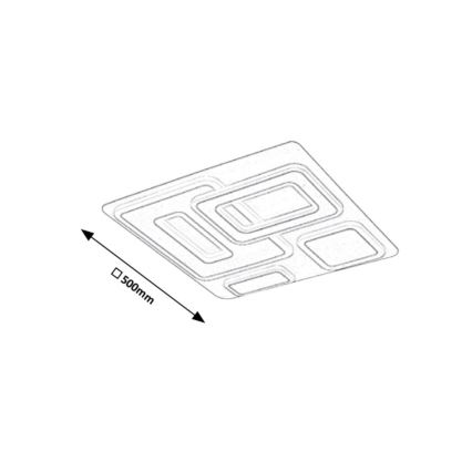 Rabalux - Himmennettävä LED-kattovalaisin kaukosäätimellä LED/56W/230V