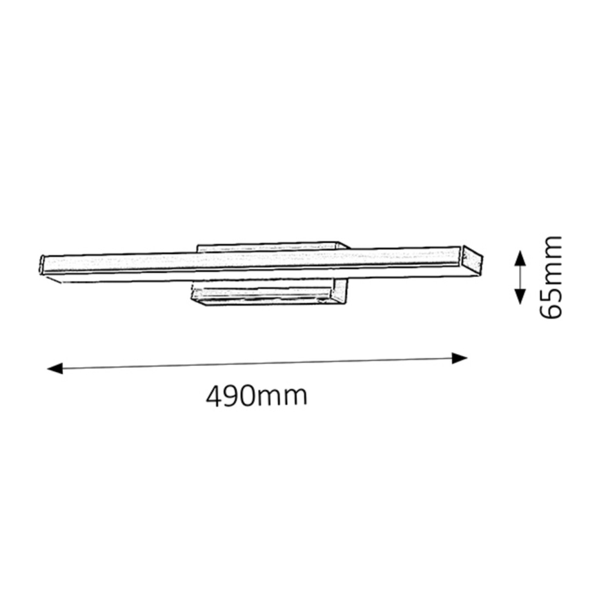Rabalux - LED-seinävalaisin kylpyhuoneeseen 1xLED/12W/230V IP44