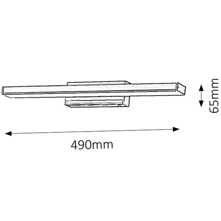 Rabalux - LED-seinävalaisin kylpyhuoneeseen 1xLED/12W/230V IP44
