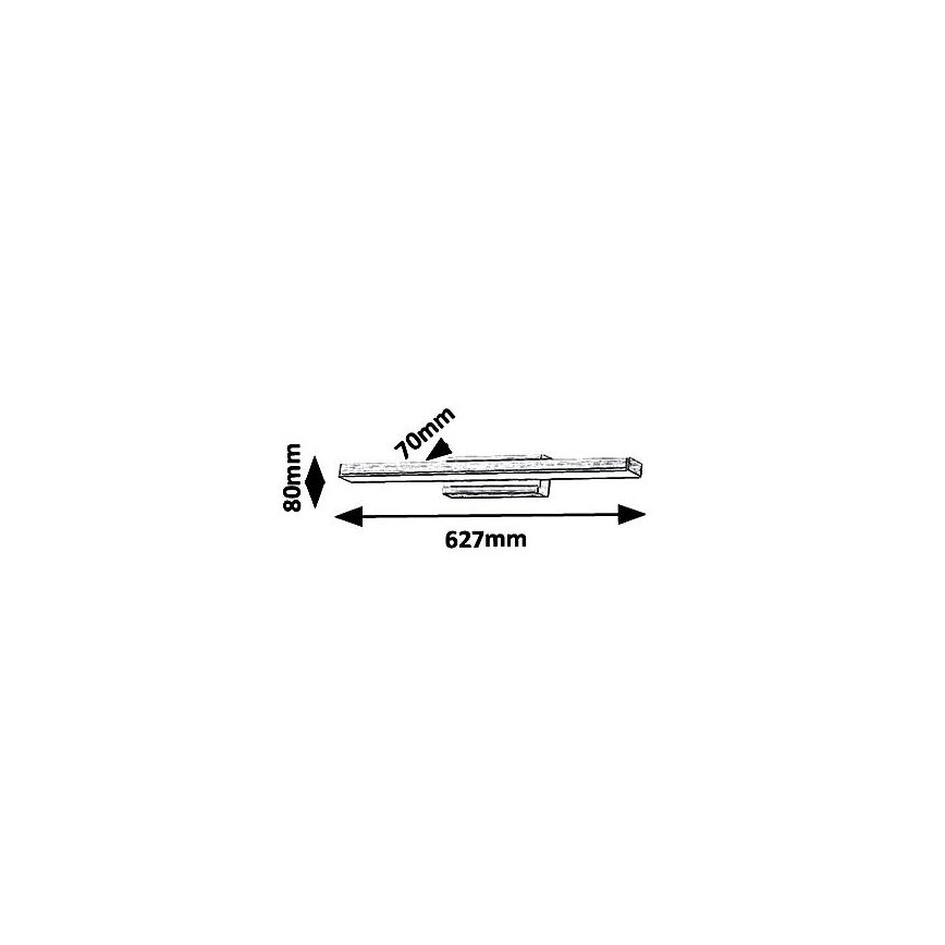 kylpyhuoneen LED-peilivalo LED/18W/230V IP44