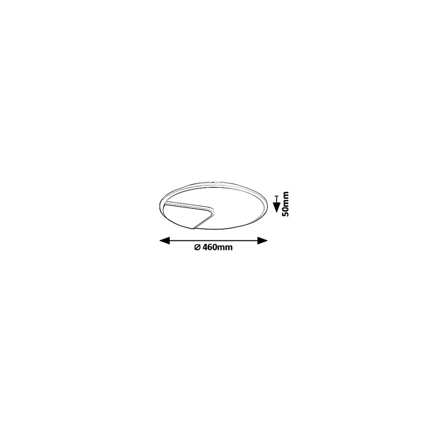 Rabalux 6329 - LED-kattovalaisin BOSWELL LED/40W/230V