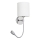 Rabalux 6529 - Seinävalaisin LARKIN 1xE27/40W+LED/3W