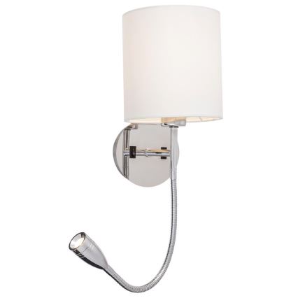 Rabalux 6529 - Seinävalaisin LARKIN 1xE27/40W+LED/3W