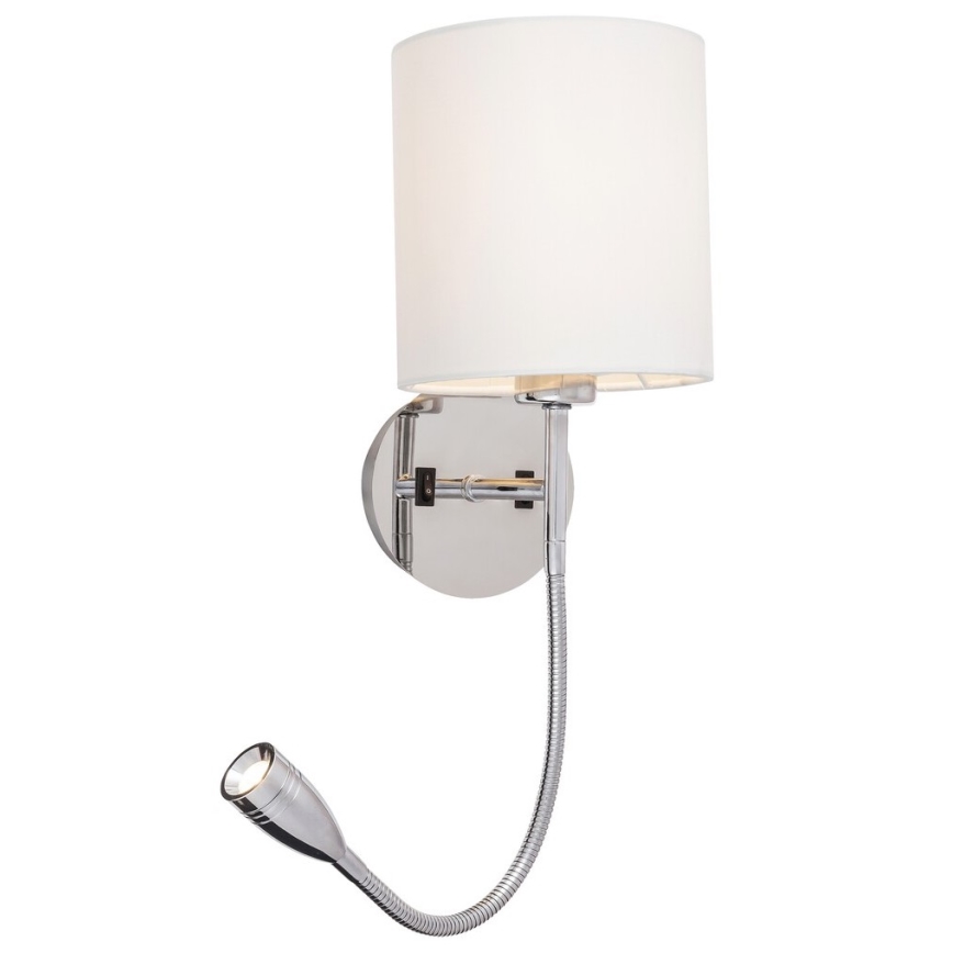 Rabalux 6529 - Seinävalaisin LARKIN 1xE27/40W+LED/3W