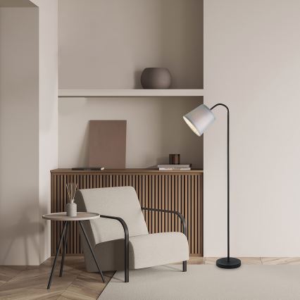 Rabalux - Lattialamppu 1xE27/25W/230V harmaa