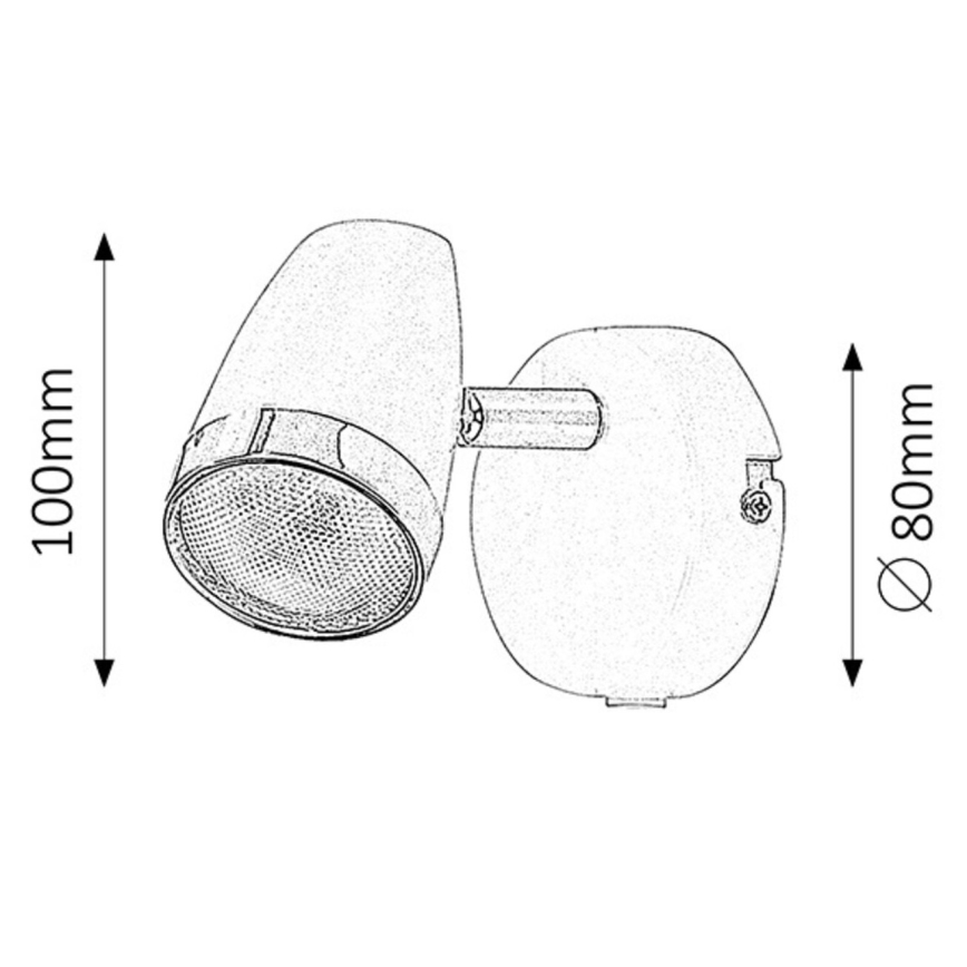 Rabalux - LED-kohdevalaisin LED/4W/230V
