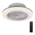 Rabalux 6710 - LED Himmennettävä kattovalaisin tuulettimella DALFON LED/36W/23