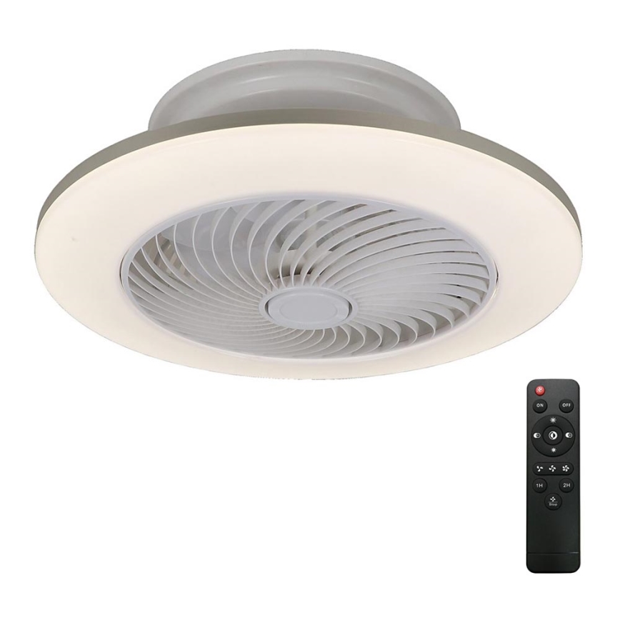 Rabalux 6710 - LED Himmennettävä kattovalaisin tuulettimella DALFON LED/36W/23
