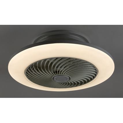 Rabalux 6710 - LED Himmennettävä kattovalaisin tuulettimella DALFON LED/36W/23